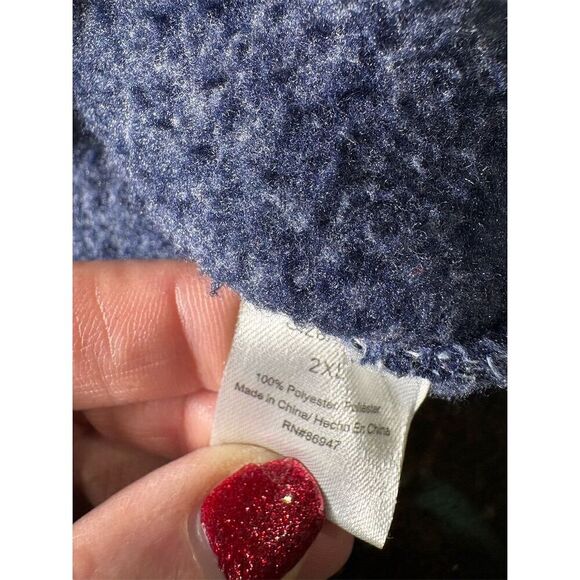 Marvel Avengers Captain America Unisex 2XL Blue Full Zip Hoodie - Picture 9 of 9